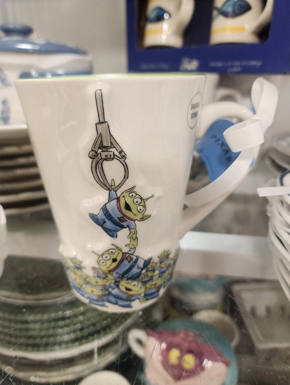 Rae Dunn Disney Pixar Toy Story Alien Ceramic Coffee Mug -